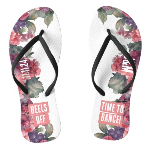 Flip flop for dancing wedding guests favor