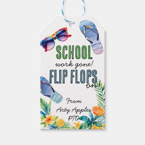 Flip Flop gift tags