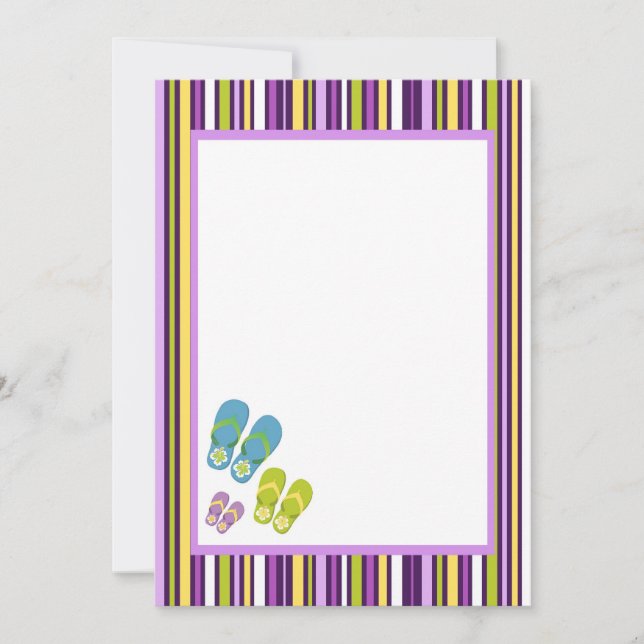 Flip Flop Invite (Front)