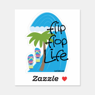 Flip Flop Life Sticker