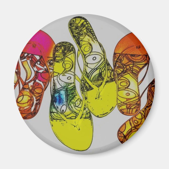 Flip Flop Magnet (Front)