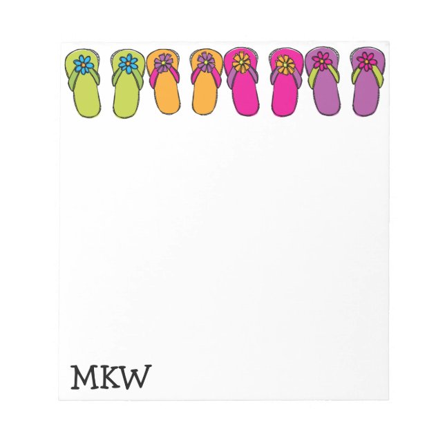Flip Flop Notepad (Front)