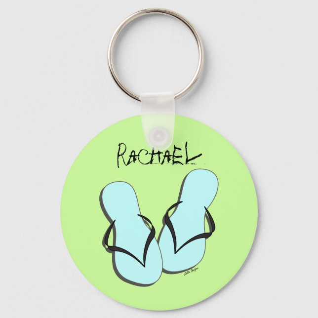 Flip Flop Parade Keychain (Front)