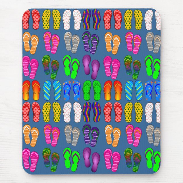 Flip Flop Parade Mouse Pad (Front)