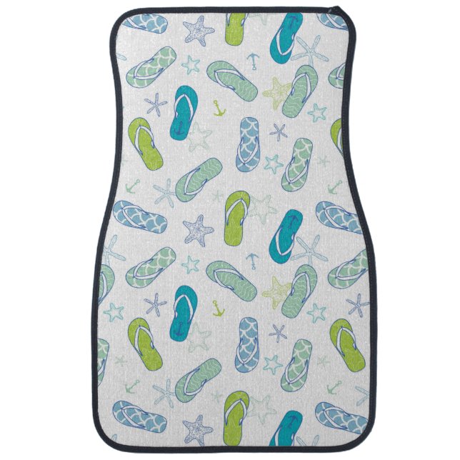 Flip Flop Pattern Car Mat (Front)