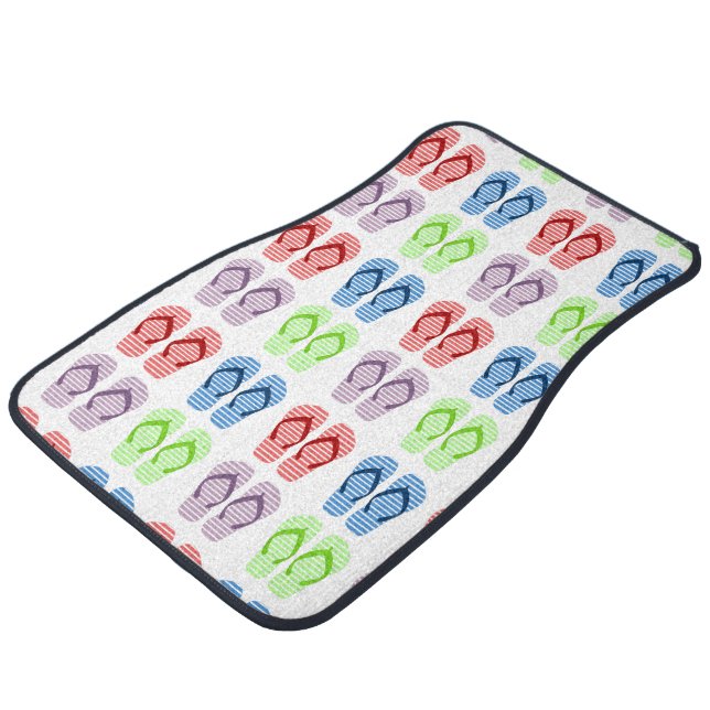 Flip Flop Pattern Car Mats (Angled)