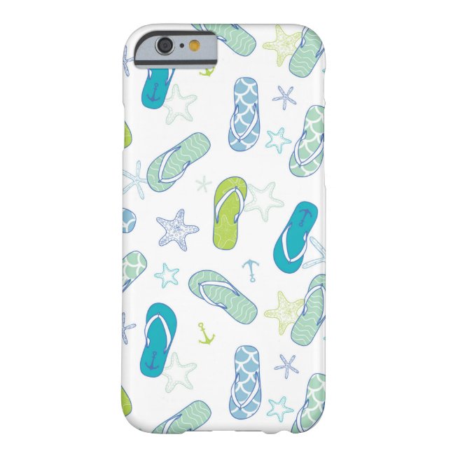 Flip Flop Pattern Case-Mate iPhone Case (Back)