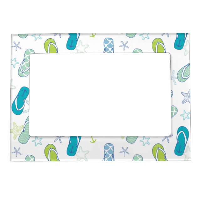 Flip Flop Pattern Magnetic Picture Frame (Front)
