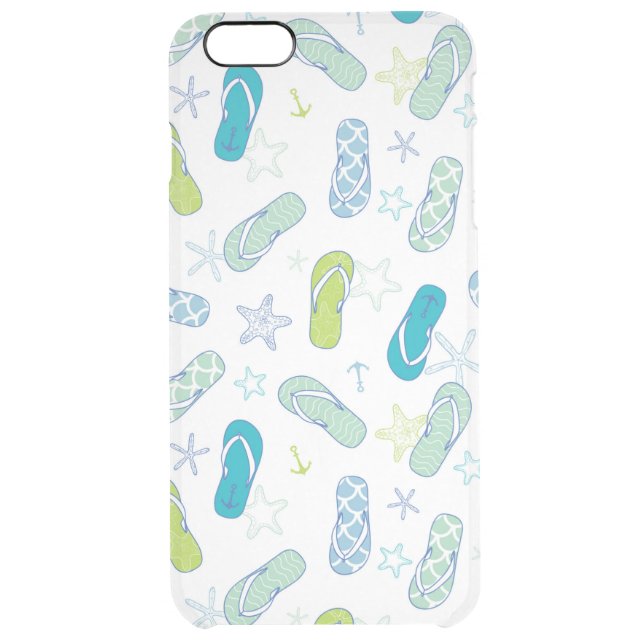 Flip Flop Pattern Uncommon iPhone Case (Back)