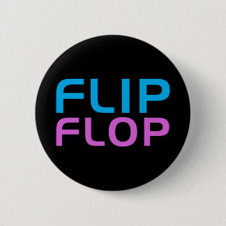 Flip Flop Pinback Button