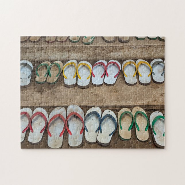 Flip Flop Sandles Jigsaw Puzzle (Horizontal)