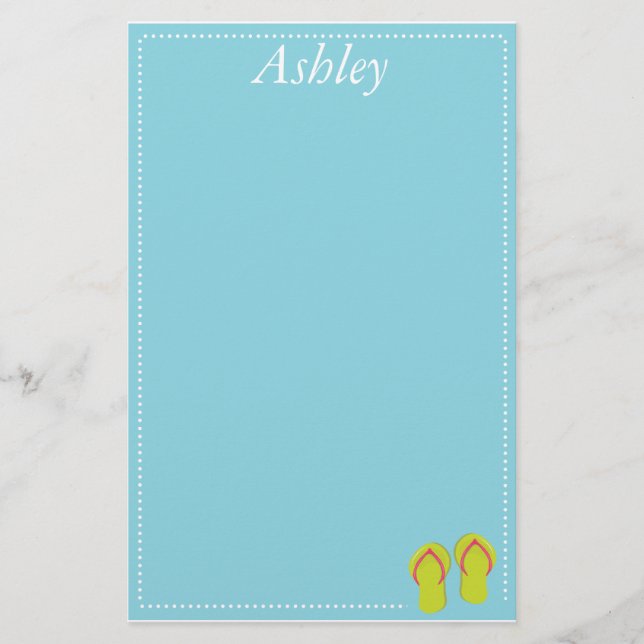 Flip Flop Stationery (Front)