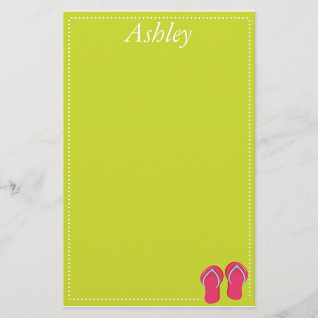Flip Flop Stationery (Front)