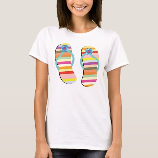 Flip Flop T Shirt Zazzle 3329