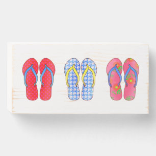 Flip Flop Wood Sign