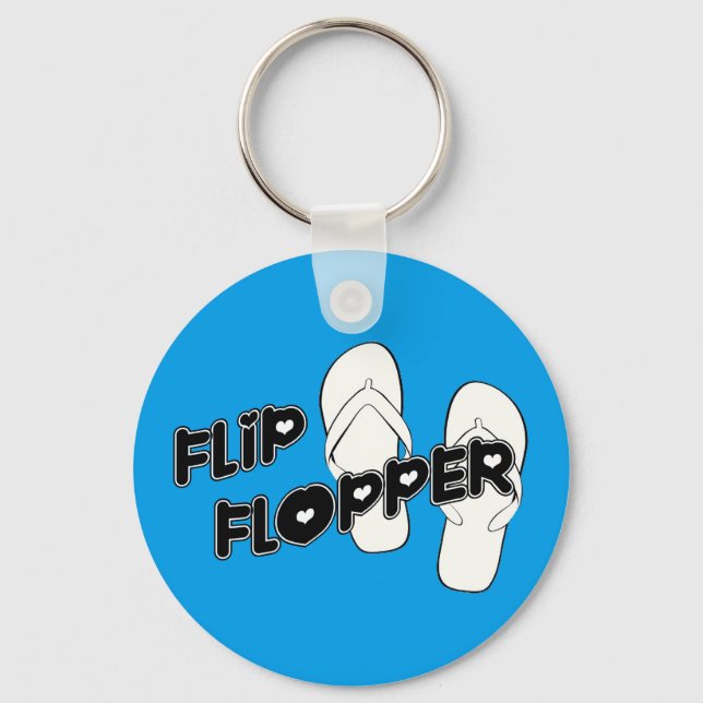 Flip Flopper Keychain (Front)