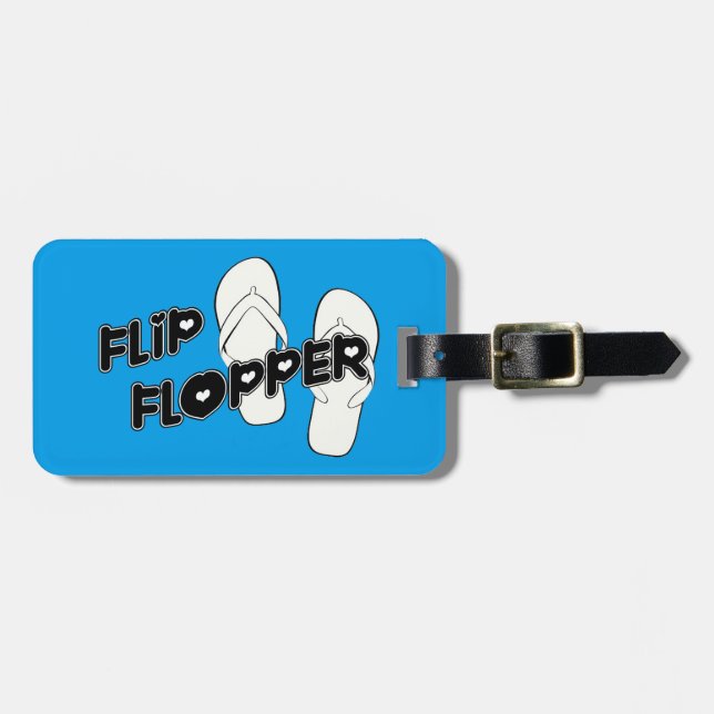 Flip Flopper Luggage Tag (Front Horizontal)