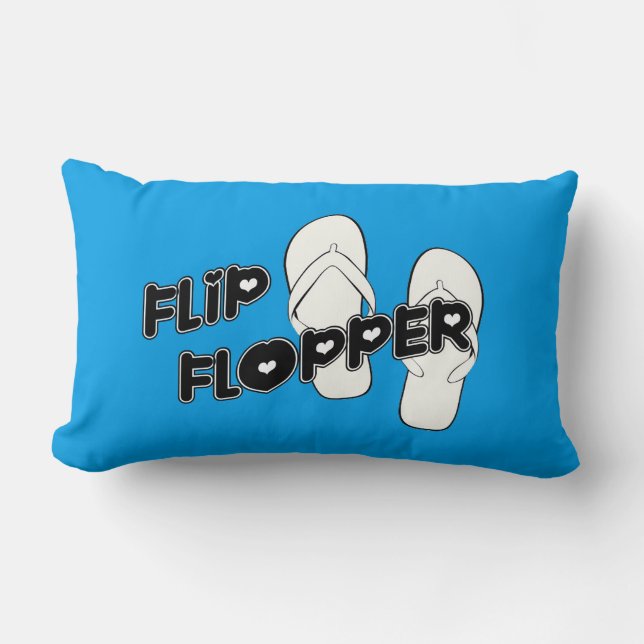 Flip Flopper Lumbar Pillow (Front)