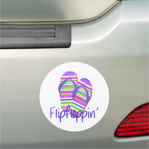 Flip floppin' car magnet