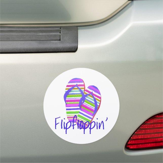 Flip floppin' car magnet (In Situ)