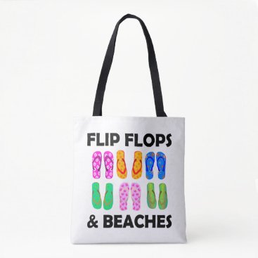 Flip flops and beaches tote bag Flip flops and beaches tote bag