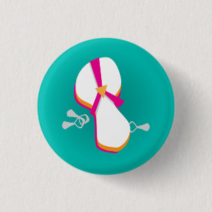 Flip Flops and Pop Tops Button