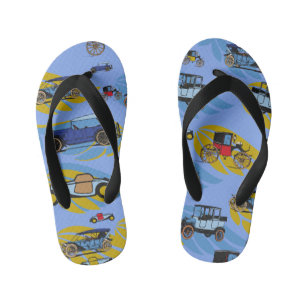 Flip flops Antique Cars Gran Dad Design