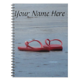 Flip Flops at the Beach Notebook