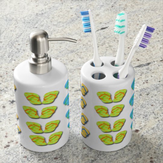 Flip Flops Bathroom Set
