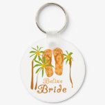 Flip Flops Belize Bride Keychain