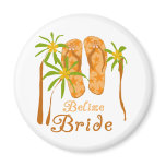 Flip Flops Belize Bride Magnet