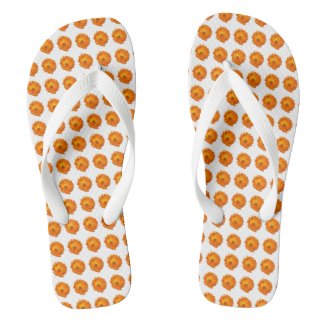 Flip Flops - Calendula blossoms