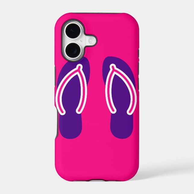 Flip Flops Case-Mate iPhone Case (Back)
