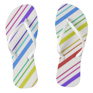 Flip Flops Colorful Stripe