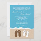 Flip Flops Couple's Bridal Shower Invitation