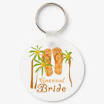 Flip Flops Cozumel Bride Keychain