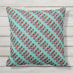 cranberry colored throw pillows