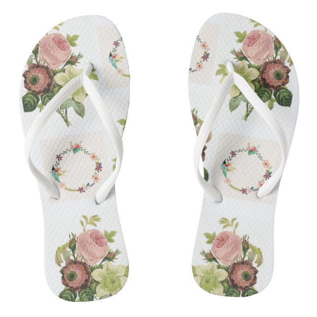 Flip Flops Floral (Footbed)