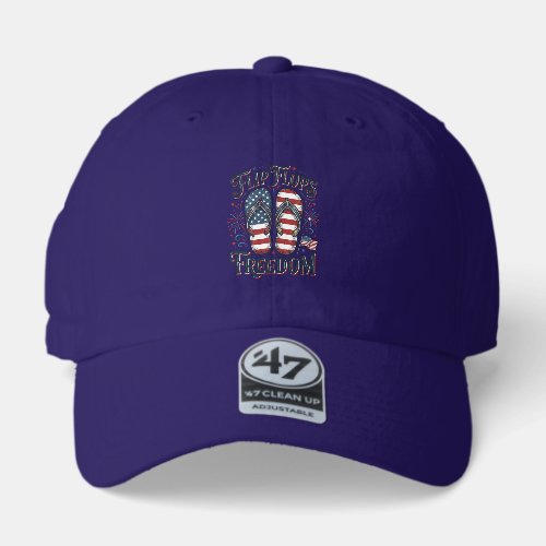 Flip Flops Freedom Patriotic Summer Shirt Design_1 47 Brand Hat