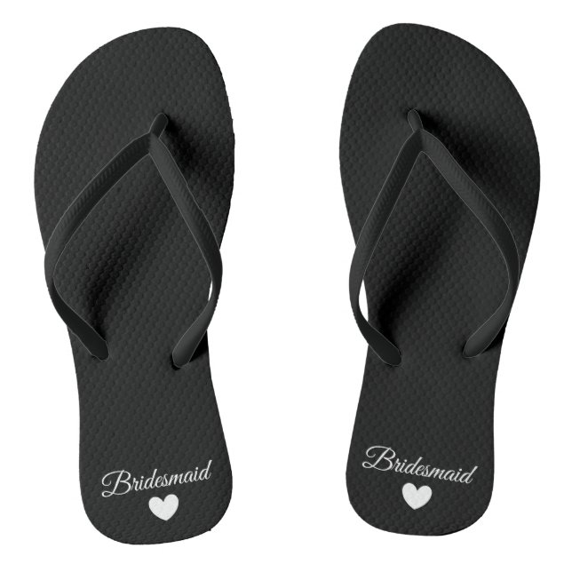 Flip-Flops - Heart Fab Bridesmaid Flip Flops (Footbed)