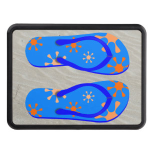 Flip Flops in the Sand Trailer Hitch Cover