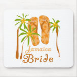 Flip Flops Jamaica Bride Mouse Pad