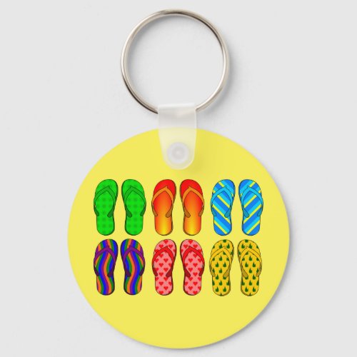 Flip Flops Keychain