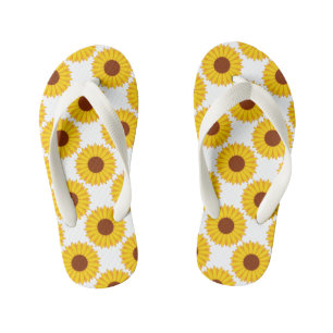 Flip Flops, Kids/Sunflowers Kid's Flip Flops
