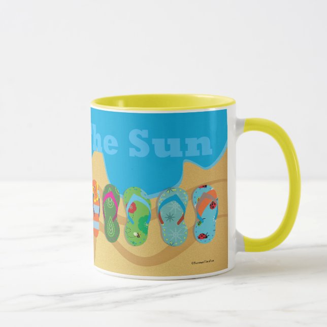 Flip Flops Mug (Right)