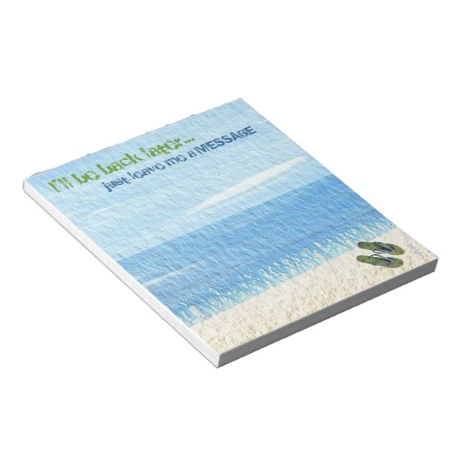 Flip Flops Notepad (Angled)