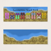 Flip Flops Ocean Bookmark (Front & Back)
