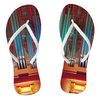 Flip-flops of pipe organ flip flops