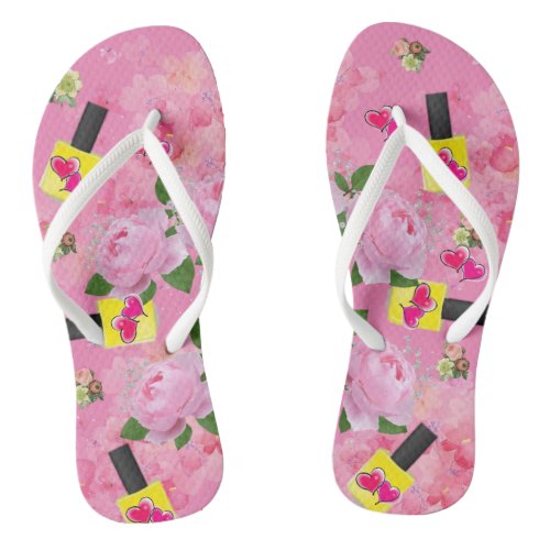 Flip Flops Pedi Style Summer Polish Pink
