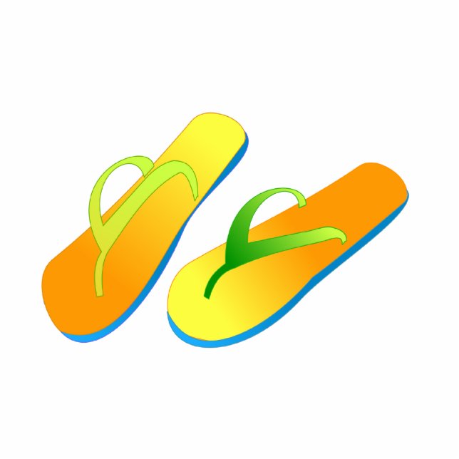 Flip Flops Photo Sculpture (Front)